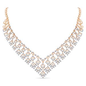 Buy 14 Karat Gold & Diamond Necklace