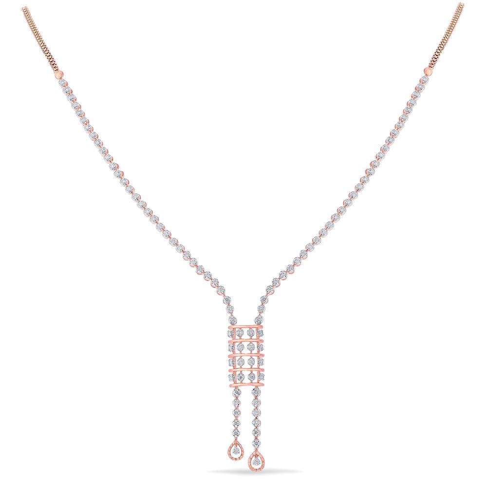 Buy 18 Karat Gold & Diamond Necklace