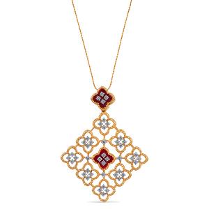 Buy 14 Karat Gold & Diamond Pendant