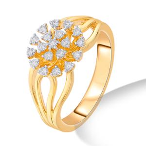 Buy 14 Karat Gold & Diamond Ring