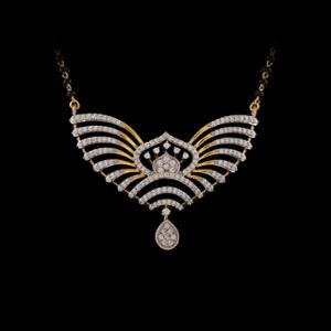 Buy 18 Karat Gold & Diamond Mangalsutra