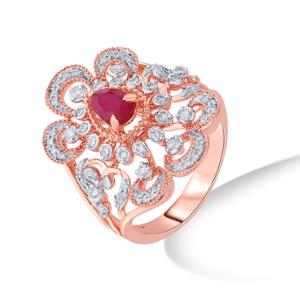 Buy 14 Karat Gold & Diamond Ring