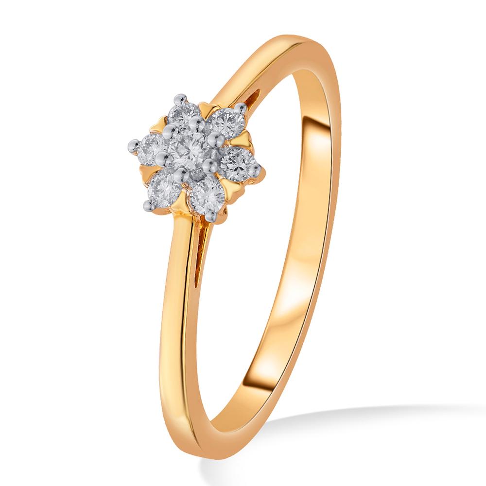 Buy 18 Karat Gold & Diamond Ring
