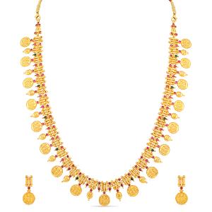 Buy 22 Karat Gold Necklace Set