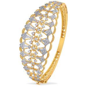 Buy 14 Karat Gold & Diamond Bracelet
