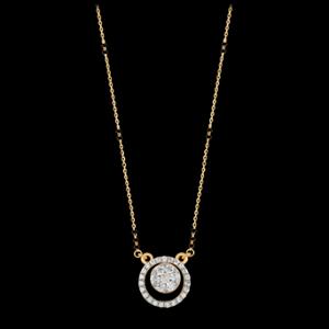 Buy 18 Karat Gold & Diamond Mangalsutra