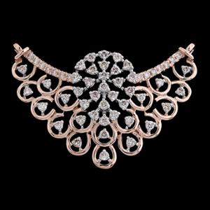 Buy 14 Karat Gold & Diamond Mangalsutra Pendant