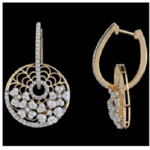 Buy 14 Karat Gold & Diamond Earrings