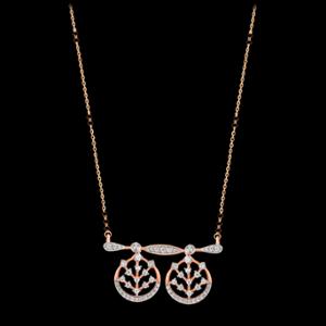 Buy 18 Karat Gold & Diamond Mangalsutra