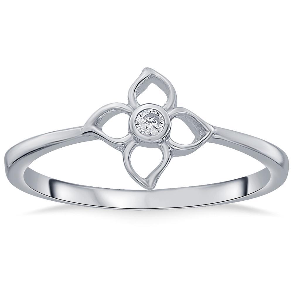 Buy Whispering Bloom Silver Ring