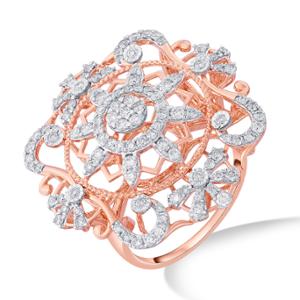 Buy 14 Karat Gold & Diamond Ring