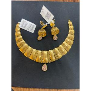 Buy 22 Karat Gold Necklace Set