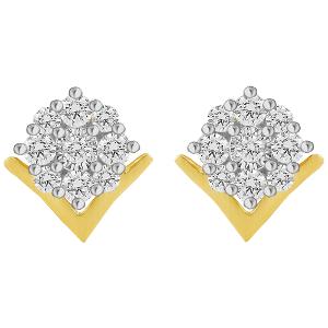 Buy 14 Karat Gold & Diamond Earrings