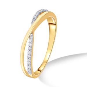 Buy 14 Karat Gold & Diamond Ring