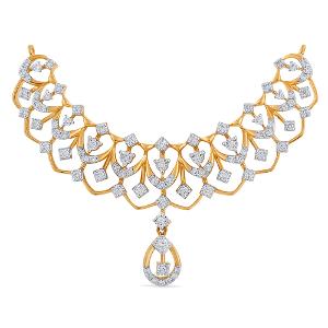 Buy 18 Karat Gold & Diamond Mangalsutra