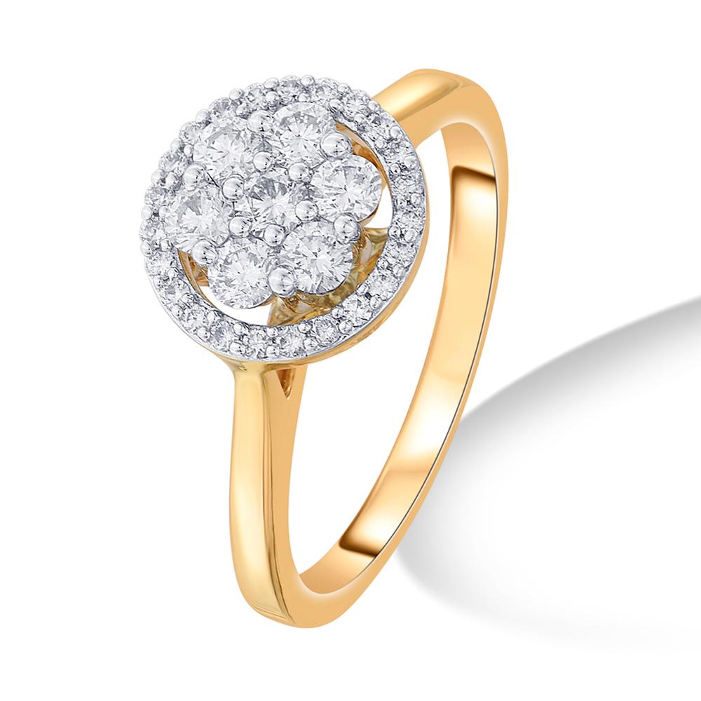 Buy 14 Karat Gold & Diamond Ring