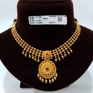 Buy 22 Karat Gold Necklace Set