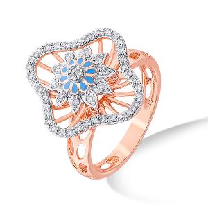 Buy 14 Karat Gold & Diamond Ring