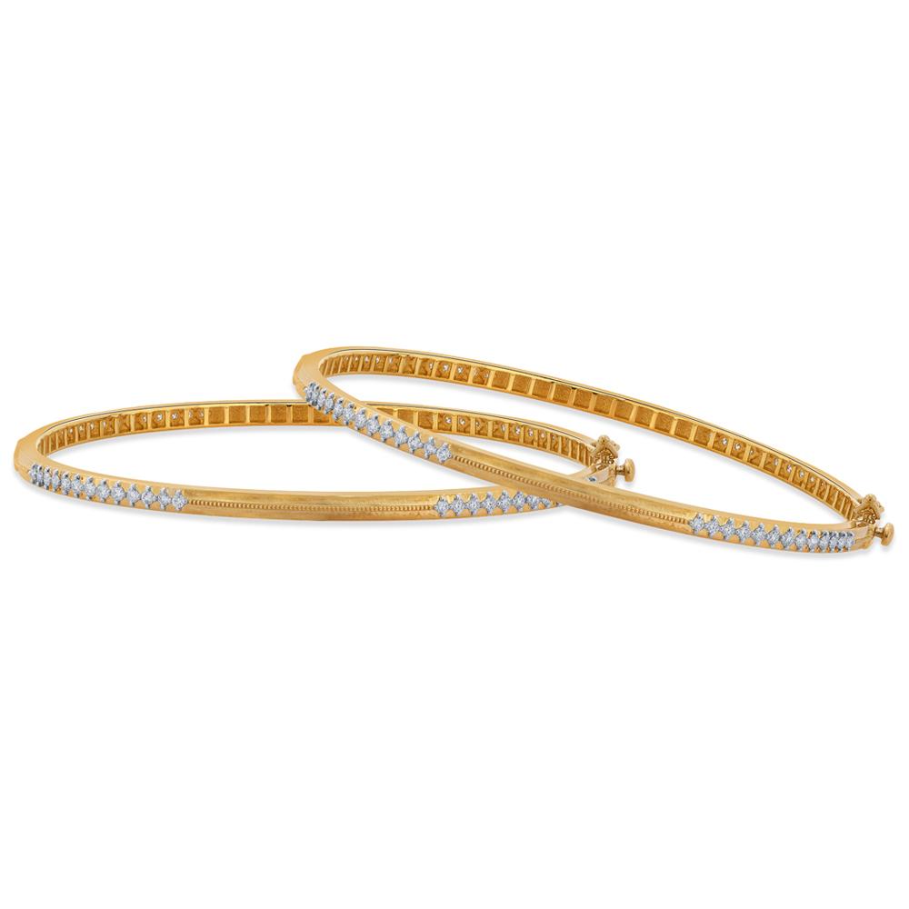 Rose Gold Bracelet  American Diamond Bracelet for Girls  Valentines Day  Gift  Haniya Minimal Bracelet by Blingvine