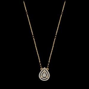 Buy 18 Karat Gold & Diamond Mangalsutra