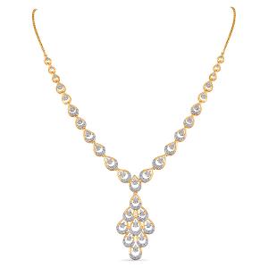 Buy 18 Karat Gold & Diamond Necklace