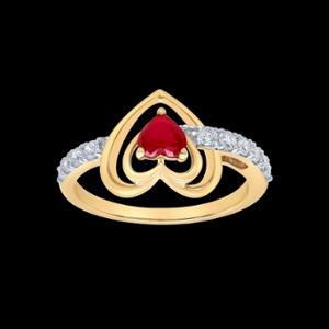 Buy 14 Karat Gold & Diamond Ring