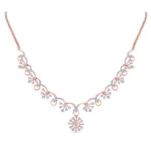 Buy 14 Karat Gold & Diamond Necklace