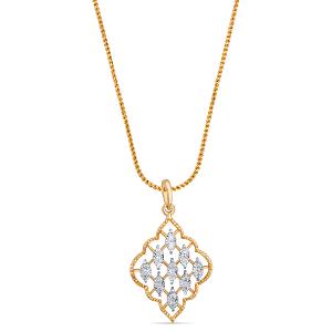 Buy 14 Karat Gold & Diamond Pendant