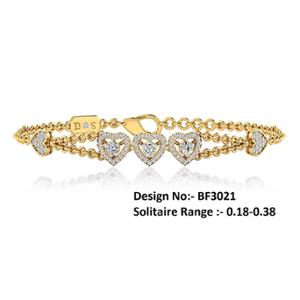 Buy 18 Karat Gold & Diamond Bracelet