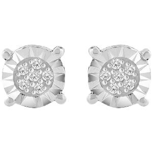 Buy 14 Karat Gold & Diamond Earrings