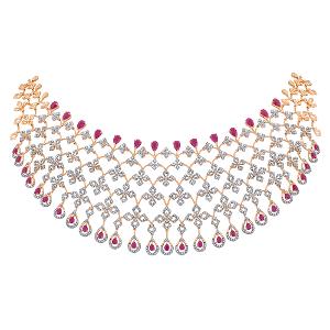 Buy 14 Karat Gold & Diamond Necklace