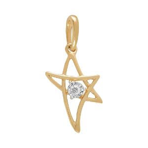 Buy 14 Karat Gold & Diamond Pendant