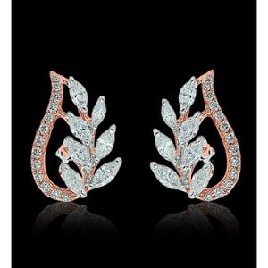 Buy 18 Karat Gold & Diamond Earrings