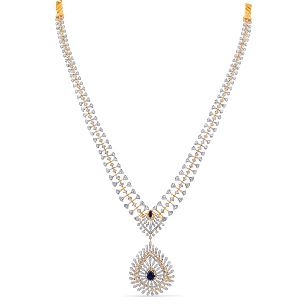 Buy 18 Karat Gold & Diamond Necklace
