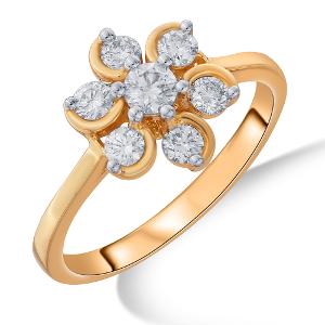 Buy 18 Karat Gold & Diamond Ring