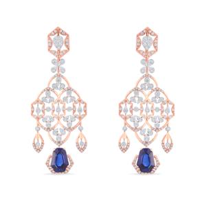 Buy 18 Karat Gold & Diamond Earrings