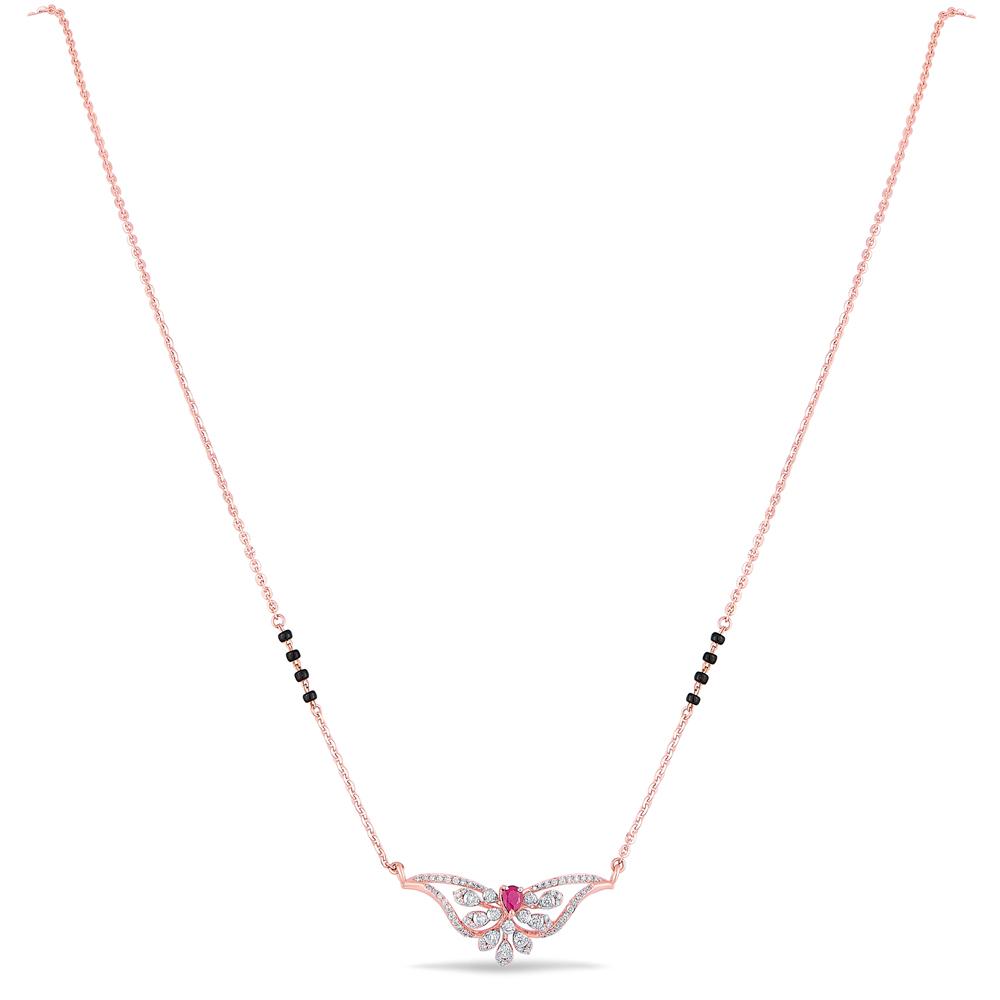 Buy 18 Karat Gold & Diamond Mangalsutra