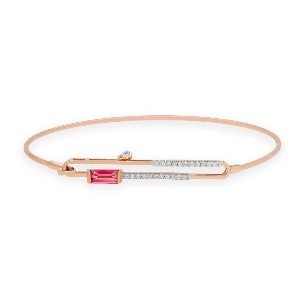 Buy 14 Karat Gold & Diamond Bracelet