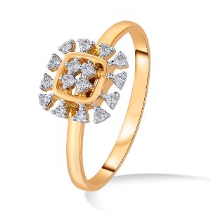 Buy 14 Karat Gold & Diamond Ring
