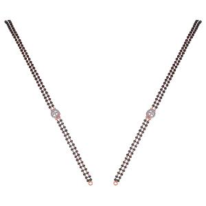 Buy 18 Karat Gold & Diamond Mangalsutra Chain