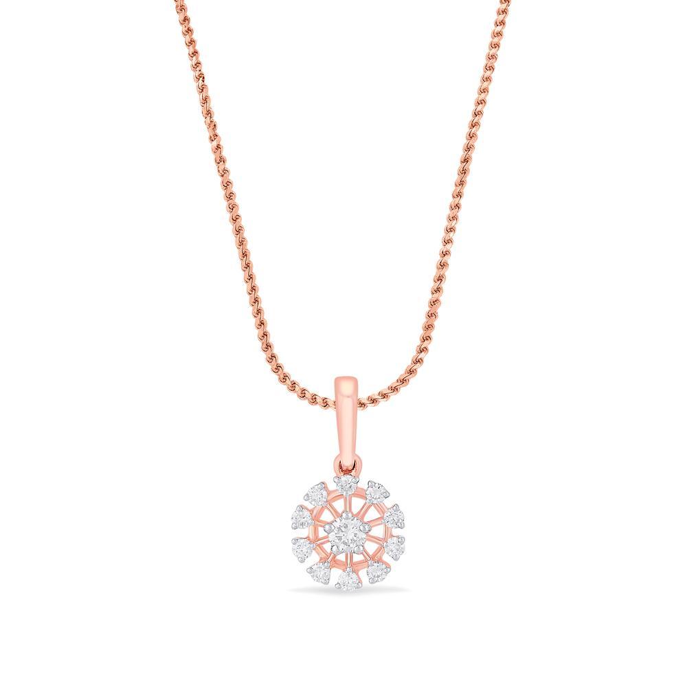 Buy Diamond Blossom Gold & Diamond Pendant