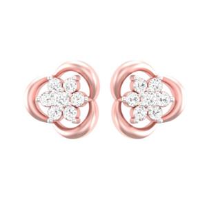 Buy 14 Karat Gold & Diamond Earrings