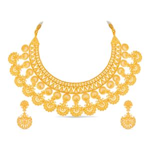 Buy 22 Karat Gold Necklace Set