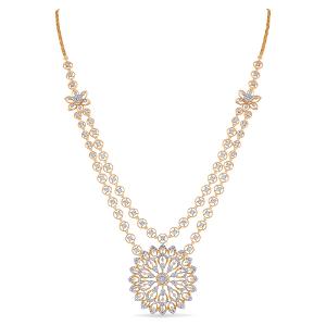 Buy 14 Karat Gold & Diamond Necklace