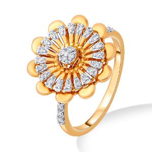 Buy 14 Karat Gold & Diamond Ring