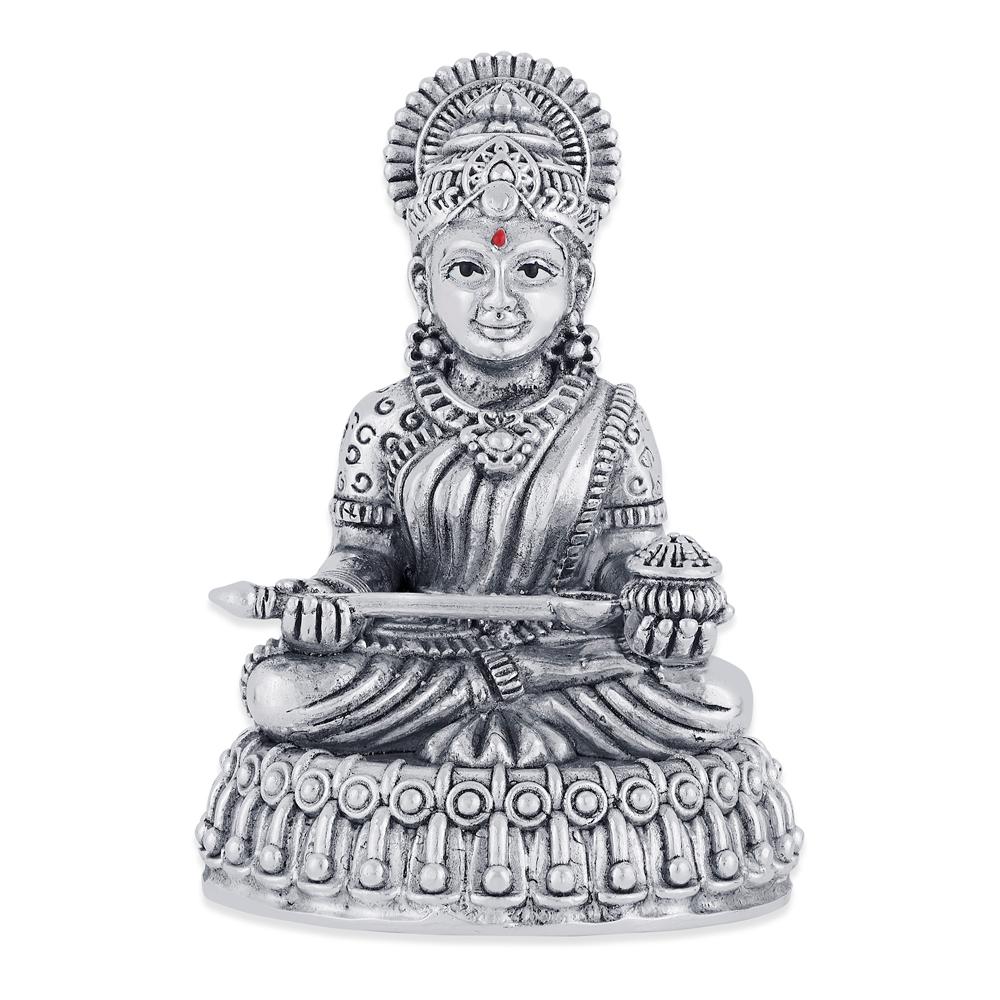 Buy 925 Purity Silver Goddess Annapurna Idol