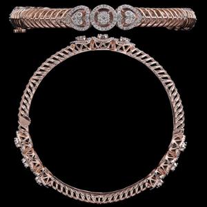 Buy 18 Karat Gold & Diamond Bangles