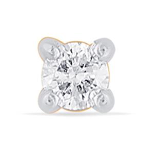 Buy 14 Karat Gold & Diamond Nose Pin
