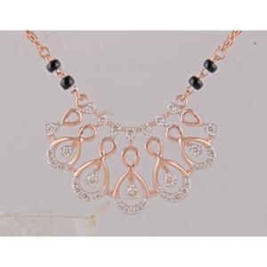 Buy 14 Karat Gold & Diamond Mangalsutra