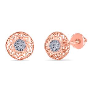 Buy 14 Karat Gold & Diamond Earrings